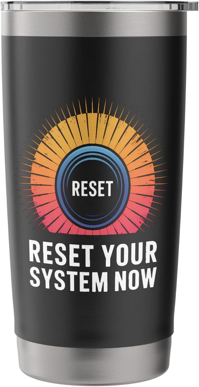Relaxation Breathing Vagus Nerve Stimulation, Stress Relief Stainless Steel Insulated Tumbler
