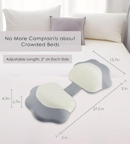 Memory Foam Pregnancy Pillows for Sleeping, Side Sleeper Maternity Pillow Support for Back Belly HIPS, Adjustable Wedge Pillow for Pregnant Women, Side Sleeping Pregnant Pillows with Pillowcase