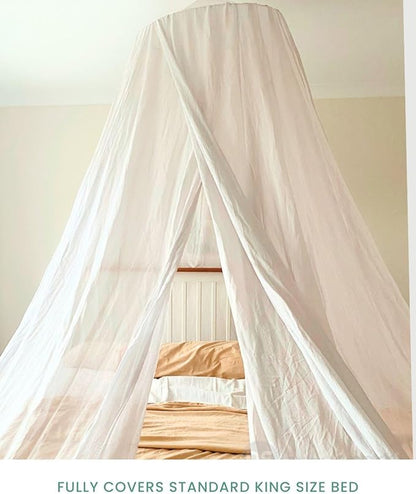 Radia Smart® Radiation Shielding Bed Canopy - Circle EMF Protection, Block 5G, Radiation Shielding Sleep