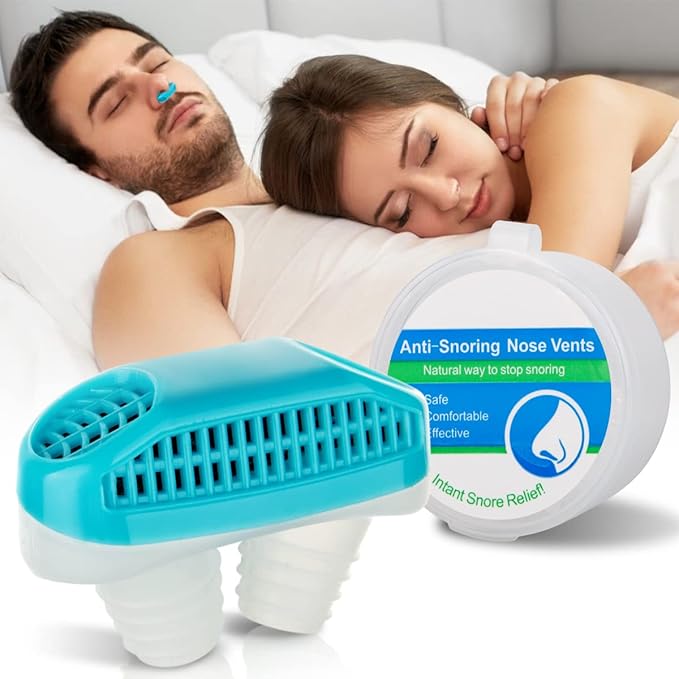 Anti Snoring Devices, Soft and Comfortable Material, Easy to Use&Clean for Women and Men Blue