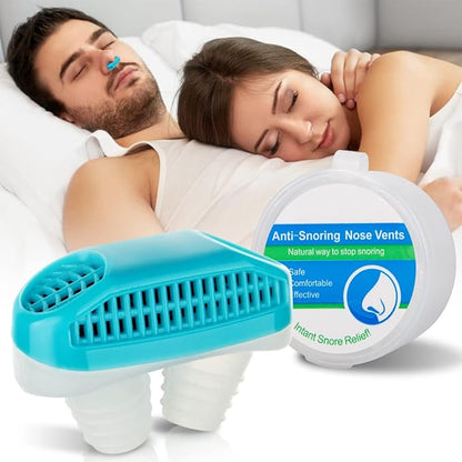 Anti Snoring Devices, Soft and Comfortable Material, Easy to Use&Clean for Women and Men Blue