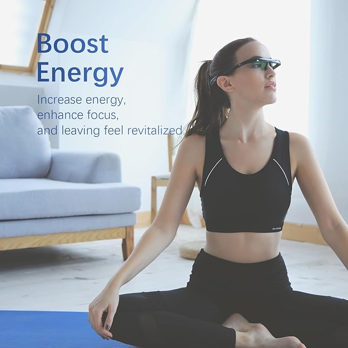 PEGASI 2 - Smart Light Therapy Glasses, Improve Your Sleep in 7 Days, Feather-Light, Boost Energy, Beat Jet Lag