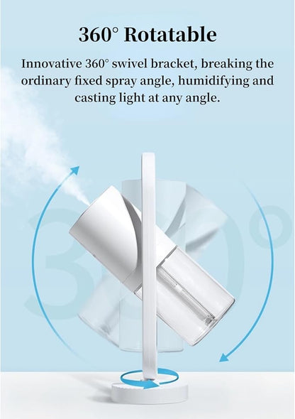 Portable Mini Humidifier, Compact 360° Rotating Cool Mist Air Humidifier Automatic Shutdown for Office for Home for Travel (#3)