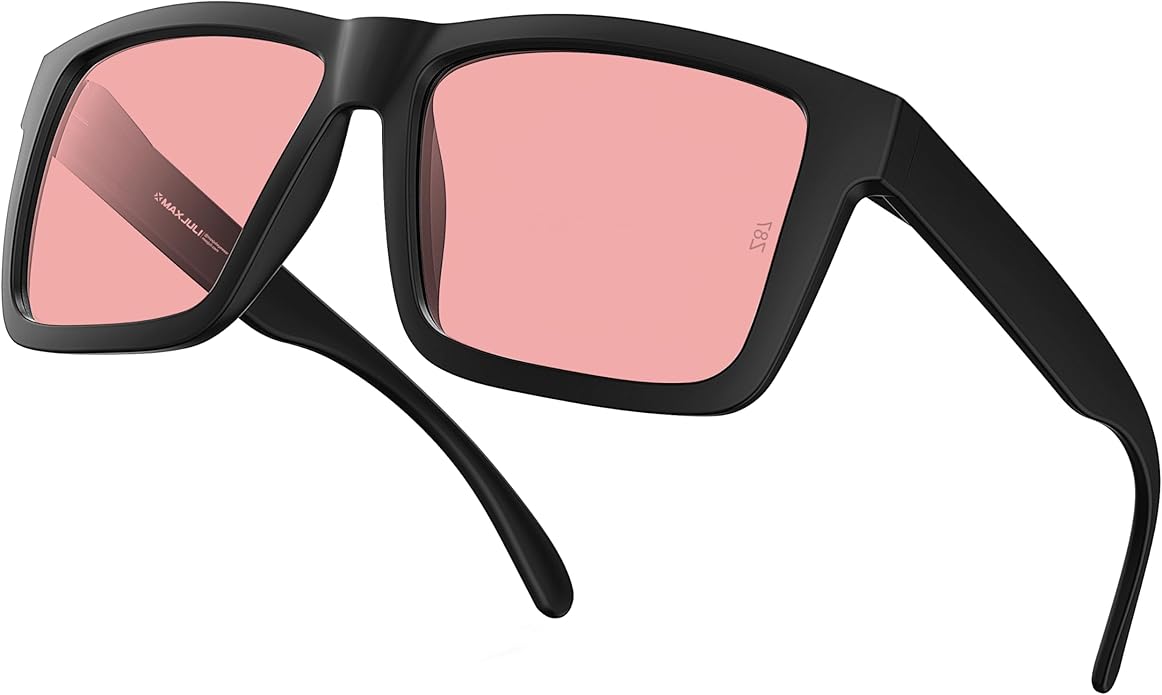 MAXJULI Blue Light Glasses XXL Size Double Extra Large Z87 for Big Wide Heads Men 8228