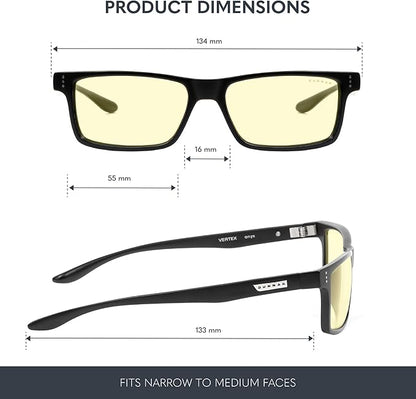 GUNNAR - Blue Light Reading Glasses - Blocks 65% Blue Light - Vertex