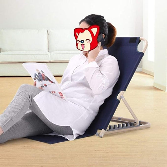 Heavy Duty Healthcare Back Rest Adjustable Fabric Bed Back Rest Bed Support to Eat Read Watch TV and More in Bed, Use on Top of Mattress More Versatile Than Wedge Pillow,Blue