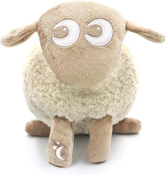Sweet Dreamers, Rechargeable Ewan Deluxe, Beige | Baby & Toddler White Noise Sound Machine | Cry Sensor & Nightlight | 10 Soothing Sounds | Continuous or Timer Playback | Machine Washable