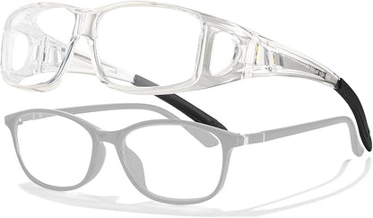 LVIOE Fit Over Blue Light Blocking Glasses and Computer Eyewear- Wear Over Prescription Glasses/Reading Glasses/RX Glasses