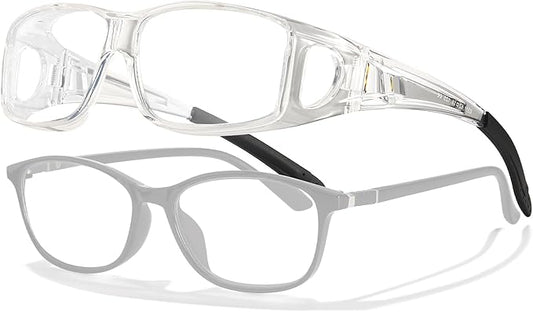 LVIOE Fit Over Blue Light Blocking Glasses and Computer Eyewear- Wear Over Prescription Glasses/Reading Glasses/RX Glasses