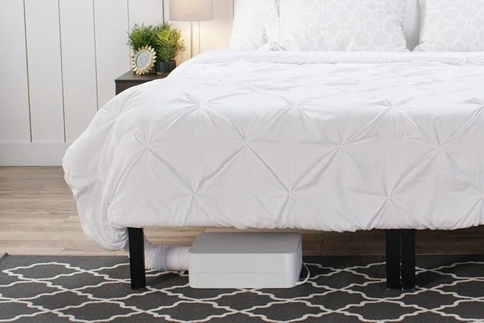 BedJet 3 Climate Comfort for Beds, Cooling Fan + Heating Air Bundle with Cloud Sheet (Queen/Full Size Sheet)