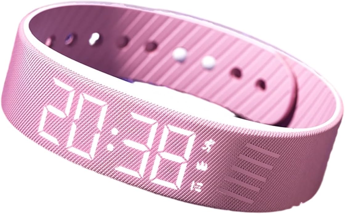 Vibrating Alarm Clock Watch, Magnetic-Charging Water-Proof Bracelets Wrist Alarms, Silent Wake Up Smart Alarms Wristband, Wearable Vibrations Wrist Clocks Sleep Wristband for Heavy Sleeper
