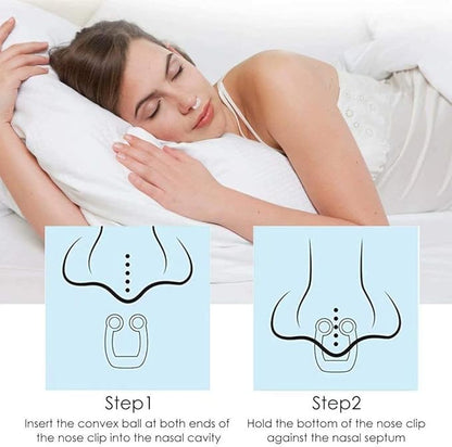 Anti Snore Clip, Magnetic Nose Clip,Silicone Anti Snoring Device for Better Sleep Quality, Comfortable & Professional Snoring Solution Sleeping Aid for Men Women, Snore Stop - 4 Pack