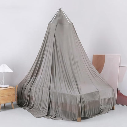 Faraday Fabric Silver Fiber EMF Protection Faraday Tent WiFi 5G Block RF Shielding Canopy Bed Cover Queen Size (Color : Silver, Size : Large)