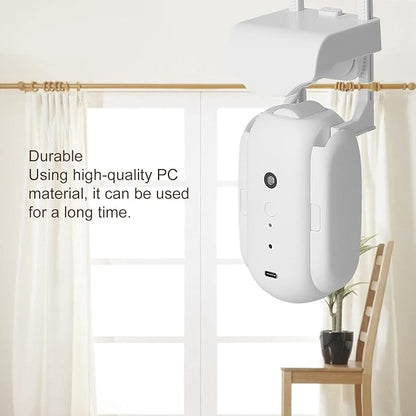 Smart Automatic Curtain Opener, Bluetooth Automatic Smart Curtain Opener Curtain Closer Automatic, Remote Control with App/Timer, Supports Timer Opening/Closing of Curtains, Track Installation