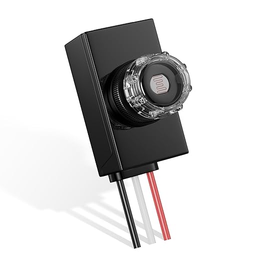 24 Pieces Dusk to Dawn Sensor,Greencycle IP65 Photoelectric Switch for Outdoor Pole Light for Outdoor Lighting 120-277V, Photo Cell Automatic On/Off, Waterproof, Energy Saving,UL Listed