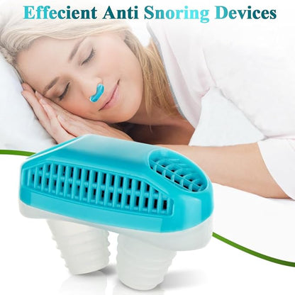 Anti Snoring Devices, Soft and Comfortable Material, Easy to Use&Clean for Women and Men Blue