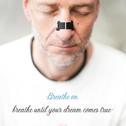 Nasal Strips for Snoring - Nose Strips for Breathing - One Big Spring Technology & Visual Positioning Aid - 30 Count - Snore Strips - Nose Tape