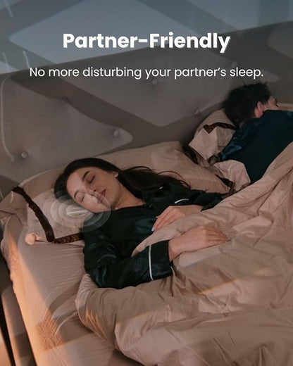 Peace Bluetooth Pillow Speaker for Sleeping - Ultra-Thin Under Pillow Speaker with Bone Conduction, Built-in Nature Sounds,SD Card,Timer,Ideal Pillow Speaker Bluetooth for Side Sleepers & Relaxation
