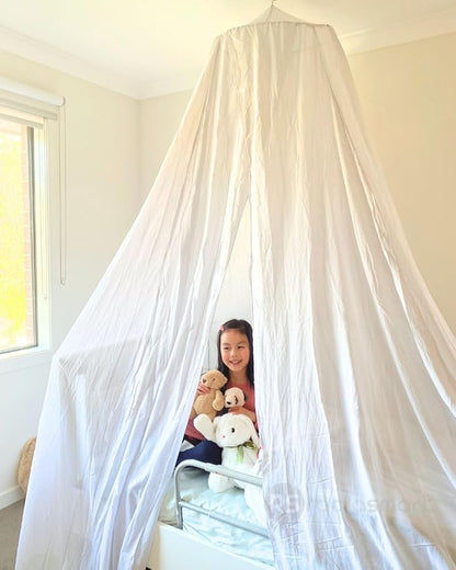 Radia Smart® Radiation Shielding Bed Canopy Small- Circle EMF Protection, Block 5G, Radiation Shielding Sleep Wellness