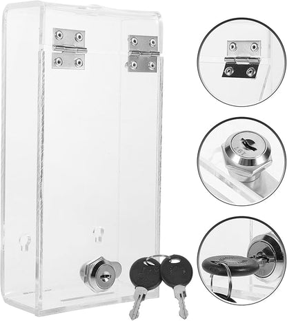 Zerodeko 1PC Key Lock Box Cellphone Case Clear Cell Phone Lock Box Phone Locker Box Self-control Smartphone Holder Mobile Phone Case for Parents to Get More Focused Cellphone Case Lockbox