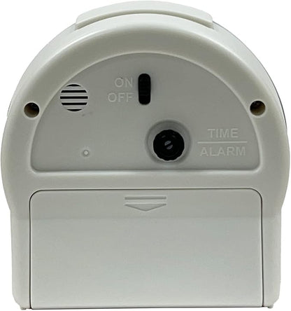 Seiko Marui Bedroom Alarm Clock, Metallic Blue