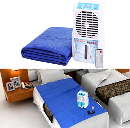 Water Cooling Mattress Pad for Double Bed, Bed Cooling System with Temperature Adjustment and Timer, Ideal for Hot Sleepers, Night Sweats, Dorms, Apartments, Bedroom – 4.5x5.2ft