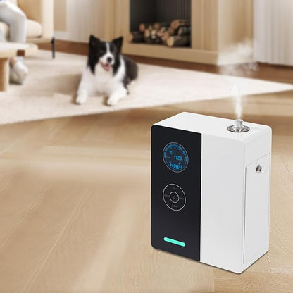 Smart Scent Air Machine Essential Oil Diffuser Scent Machine Smart Aroma Air Atomizer for Large Rooms, Hotels, spas, Offices 200ml (Black+White)