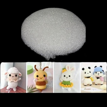 2.2LB Glass Weighted Beads for Stuffed Animals Filler for Blankets Pillows Reborn Dolls Shooting Rest Bag DIY of Various Weighted Projects (2.2, Pounds)