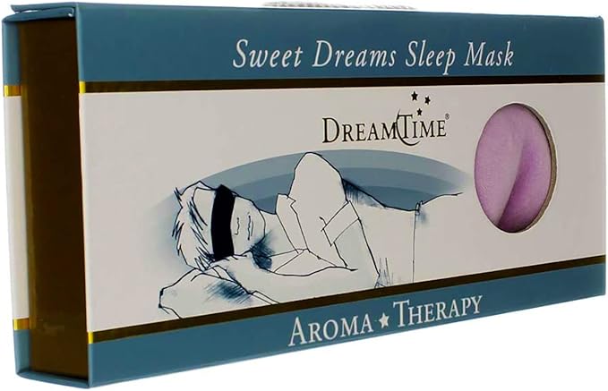 DreamTime Sweet Dreams Sleep Mask, Lavender Velvet