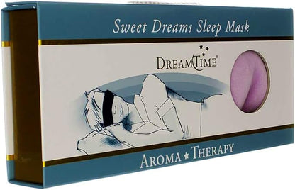 DreamTime Sweet Dreams Sleep Mask, Lavender Velvet