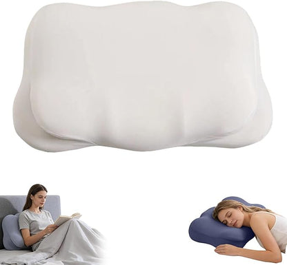 Cloud Pillow - Ergonomic Memory Foam Pillows, Ergonomic Memory Sleep Cloud Pillows for Sleeping, Side Sleepers Pillows with Cooling Breathable Cover for Side, Back Sleepers (White)