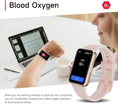 Fitness Trackers,Blood Oxygen Heart Rate Sleep Monitor,Smart Band 24/7 Health Monitoring,Calorie Pedometer Steps Counter Activity watchs/Notifications for iOS/Android