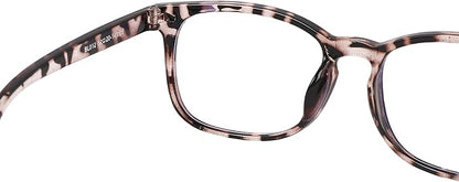 Blue Light Glasses for Woman Men | 99% Blue Light Blocking Glasses | Computer Glassess | Gaming | TV Phone Screen Reader Square Frame | Anti Eyestrain & UV Glare,1 Pack