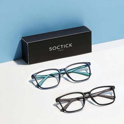 Reading Glasses for Men,Blue Light Blocking Readers for men with Comfort Spring Hinge