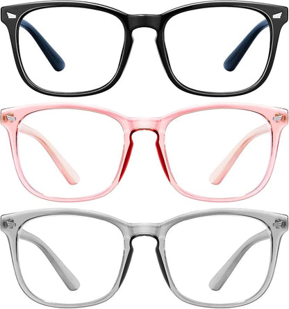 hunsquer Blue Light Glasses for Woman/Men Computer Blue Light Glasses