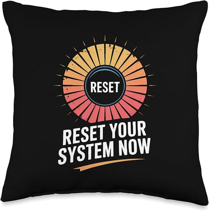 Relaxation Breathing Vagus Nerve Stimulation, Stress Relief Throw Pillow