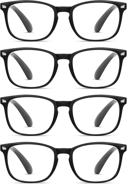 BLS BLUES Reading Glasses for Women for Home, Office & Driving - HD Clear Readers with Blue Light Blocking Protection