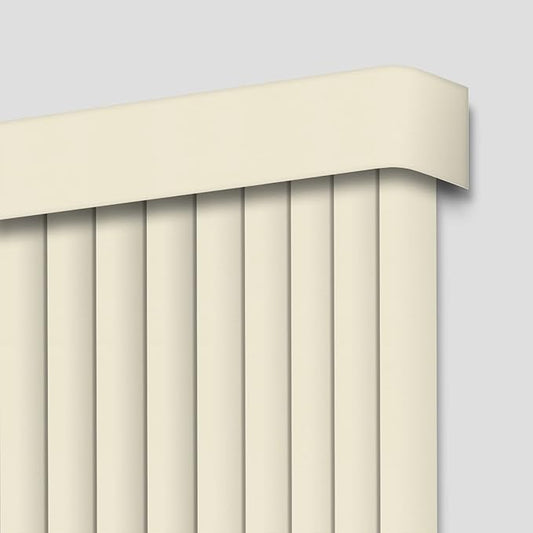 Cordless Vertical Blinds Window Blind, Blackout Fabric Vertical Blind, Energy Saving UV Protection Noise Reduce Vertical Blinds for Sliding Glass Doors, Patio Doors, Pure Beige