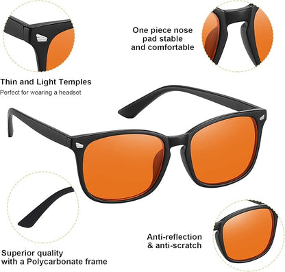Okany Blue Light Blocking Glasses Gaming Computer Glasses Powerful Professional Screen Filter