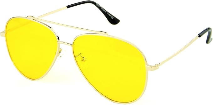 Cyxus Davos French Ma-con Style Aviator Glasses Blue Light Blocking Eyeglasses for Computer UV Protection Anti Eyestrain 8805