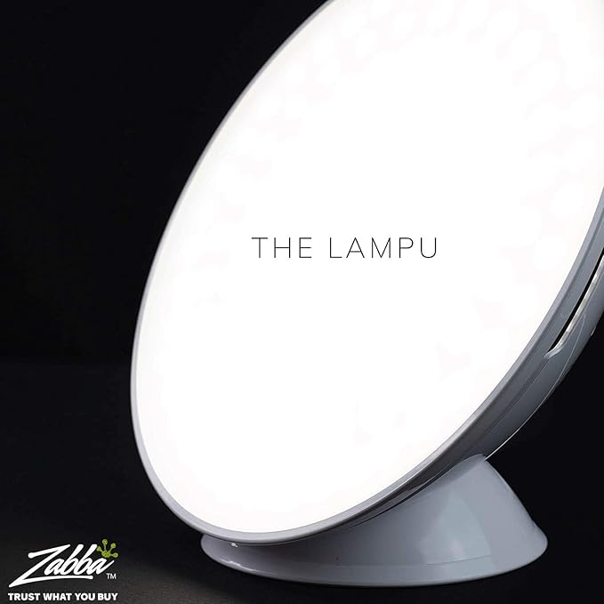 Circadian Optics Lampu Bright Light Therapy Desk Lamp | As Seen On Shark Tank | Ultra Powerful 10,000 LUX Brightness | 5500K Color Mimics Noon Day Sun | Improve Your Mood, Sleep, Energy & Focus