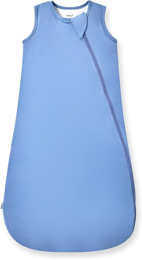 HAPIU Unisex Rayon Made from Bamboo Baby Sleep Sack TOG 0.5, 2-Way Premium Zipper, Wearable Blanket