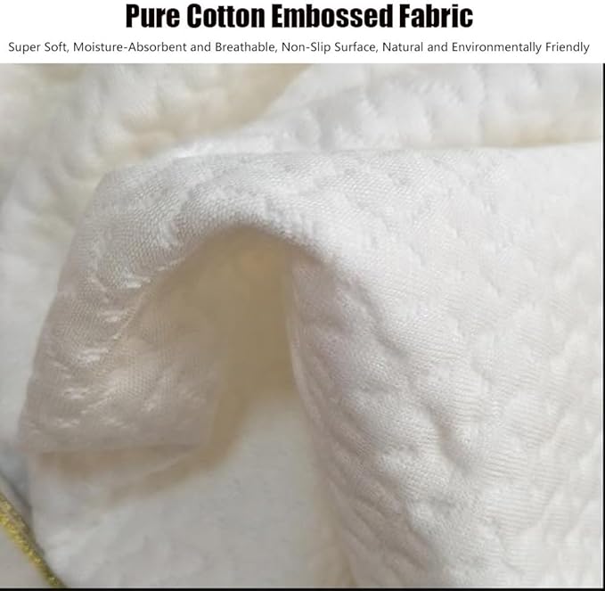 White Cotton Fitted Sheets Mini Mattress Cover Waterproof Bedspread 28x52in 24×47in Bottom Sheet Neutral Mattress Protector Luxury Ultra Soft(80x200cm/31x78in)