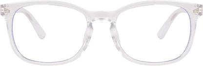 Blue Light Glasses for Woman Men | 99% Blue Light Blocking Glasses | Computer Glassess | Gaming | TV Phone Screen Reader Square Frame | Anti Eyestrain & UV Glare,1 Pack
