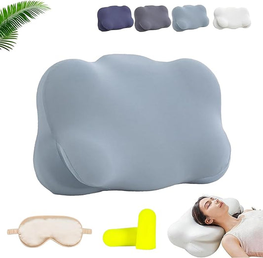 Mellow Cloud Align Pillow, Mellow Sleep Pillow, Ergonomic Memory Foam Pillows, Adjustable Cervical Neck Support Pillow, for Side Back Stomach Sleepers