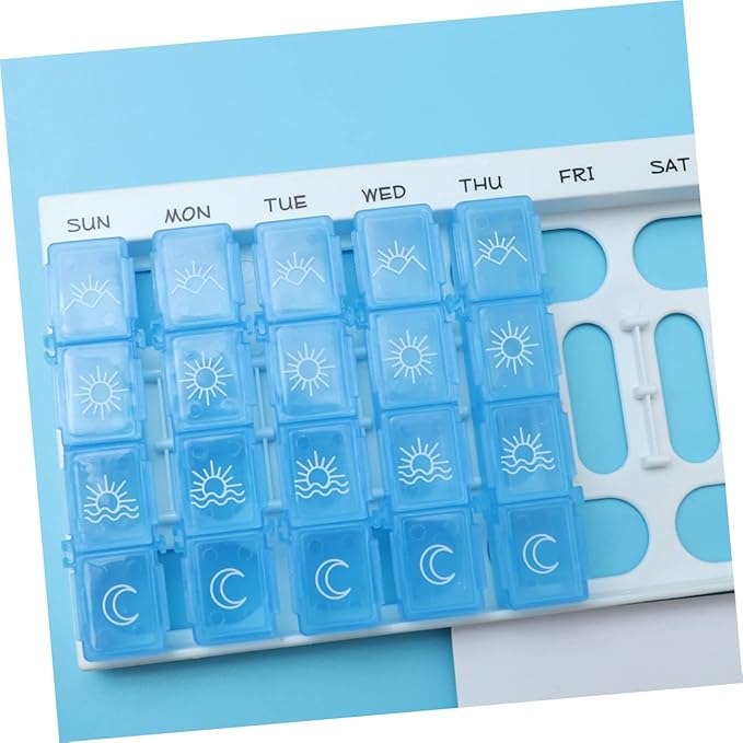 7 Alarm Dispenser Containers Electronic Container Time Locking Container Electronic Organizer Case Weekly Box/Cases Organizer Travel Reminder