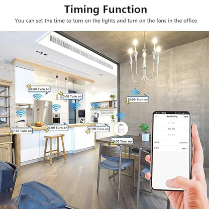 Homekit Smart Light Switch,Glass Touch Panel, Works with Homekit,Siri Voice Control,Timing, Neutral line Needed,EU,10A (1 Gang)