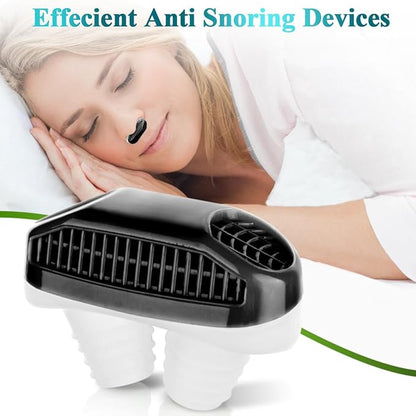 Anti Snoring Devices, Soft and Comfortable Material, Easy to Use&Clean for Women and Men Black