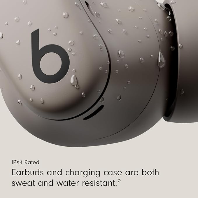 Beats - Powerbeats Fit - Wireless Noise-Cancelling Workout Earbuds with Ultimate Secure Fit with AppleCare+ (2 Years) - Gravel Gray