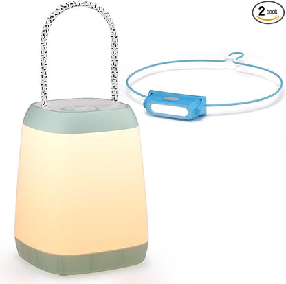 LED Camping Essentials, Battery Powered LED Camping Lantern & Headlamp Sets, Multiple Purposes Tent Light for Camp, Hiking, Emergency, Backpacking, Indoor/Outdoor,Gift for Kids
